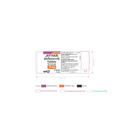 Container Label 18mg (Jaythari (deflazacort) Label 18 mg Mfg 0525)
